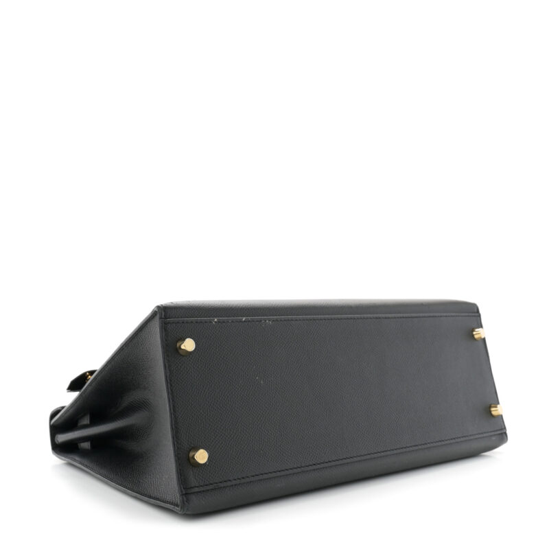 Hermes Kelly 32 Black Leather - Image 6
