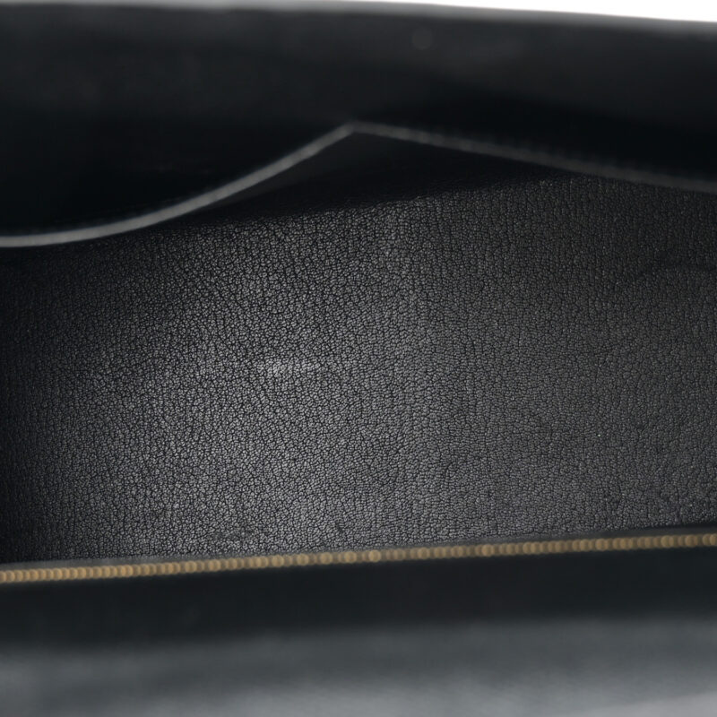 Hermes Kelly 32 Black Leather - Image 4