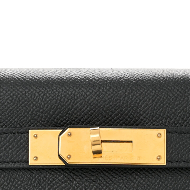 Hermes Kelly 32 Black Leather - Image 3