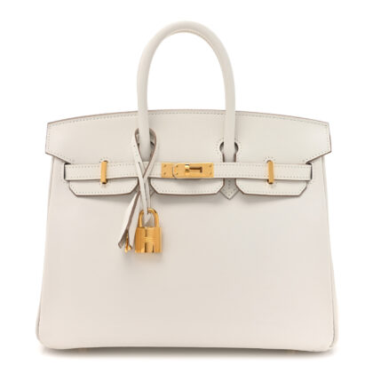 Hermes Birkin 25 Gris Pale Leather