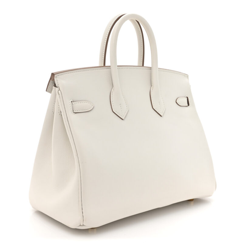 Hermes Birkin 25 Gris Pale Leather - Image 2