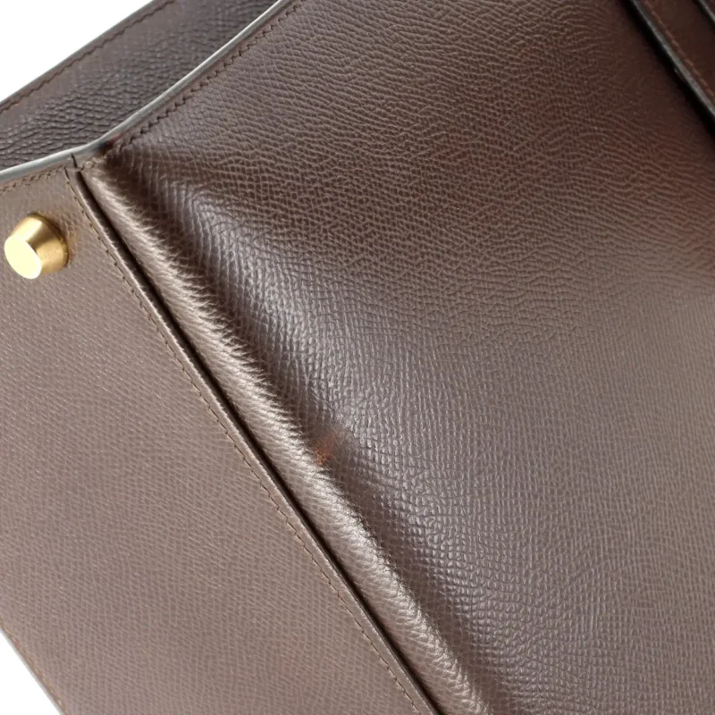 Hermes Kelly 32 brown Leather - Image 5