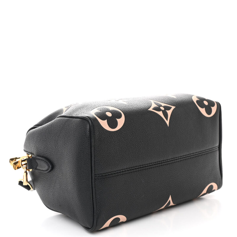 LV Empreinte Giant Speedy 25 Black Beige - Image 8