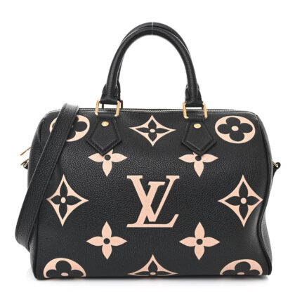 LV Empreinte Giant Speedy 25 Black Beige